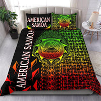 American Samoa Bedding Set - AS Seal Rocket Style (Reggae) - Polynesian Pride
