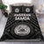 American Samoa Bedding Set - Seal In Polynesian Tattoo Style ( Black) Black - Polynesian Pride