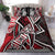 New Caledonia Bedding Set - Tribal Flower Special Pattern Red Color - Polynesian Pride