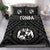 Tonga Bedding Set - Tonga Seal With Polynesian Tattoo Style (Black) Black - Polynesian Pride