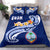 Guam Bedding Set - Guam Seal Polynesian Patterns Plumeria (Blue) - Polynesian Pride