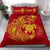 Hawaii Polynesian Bedding Set - Vintage Polynesian Turtle (Red) - Polynesian Pride