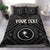 Chuuk Custom Personalised Bedding Set - Chuuk Seal With Polynesian Tattoo Style ( Black) - Polynesian Pride