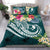 YAP Polynesian Bedding Set - Summer Plumeria (Turquoise) - Polynesian Pride