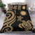 Nauru Bedding Set - Gold Tentacle Turtle - Polynesian Pride