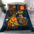 American Samoa Polynesian Bedding Set - Legend of American Samoa (Blue) Blue - Polynesian Pride