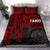 Tahiti Bedding Set - Tahiti Seal In Heartbeat Patterns Style (Red) Red - Polynesian Pride