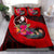 Yap Bedding Set - Polynesian Hook And Hibiscus (Red) Red - Polynesian Pride