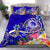 FSM Bedding Set - Turtle Plumeria (Blue) - Polynesian Pride