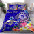 FSM Custom Personalised Bedding Set - Turtle Plumeria (Blue) - Polynesian Pride