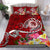 FSM Bedding Set - Turtle Plumeria (RED) - Polynesian Pride