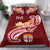Fiji Bedding Set - Fiji Seal Polynesian Patterns Plumeria (Red) Red - Polynesian Pride