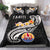 Tahiti Bedding Set - Tahiti Seal Polynesian Patterns Plumeria (Black) Black - Polynesian Pride