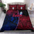 Guam Rugby Bedding Set Impressive Version Blue - Polynesian Pride