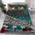 Tokelau Polynesian Bedding Set - Lizard And Turtle Green - Polynesian Pride