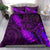 Aotearoa Maori Bedding Set Silver Fern Koru Vibes Purple - Polynesian Pride