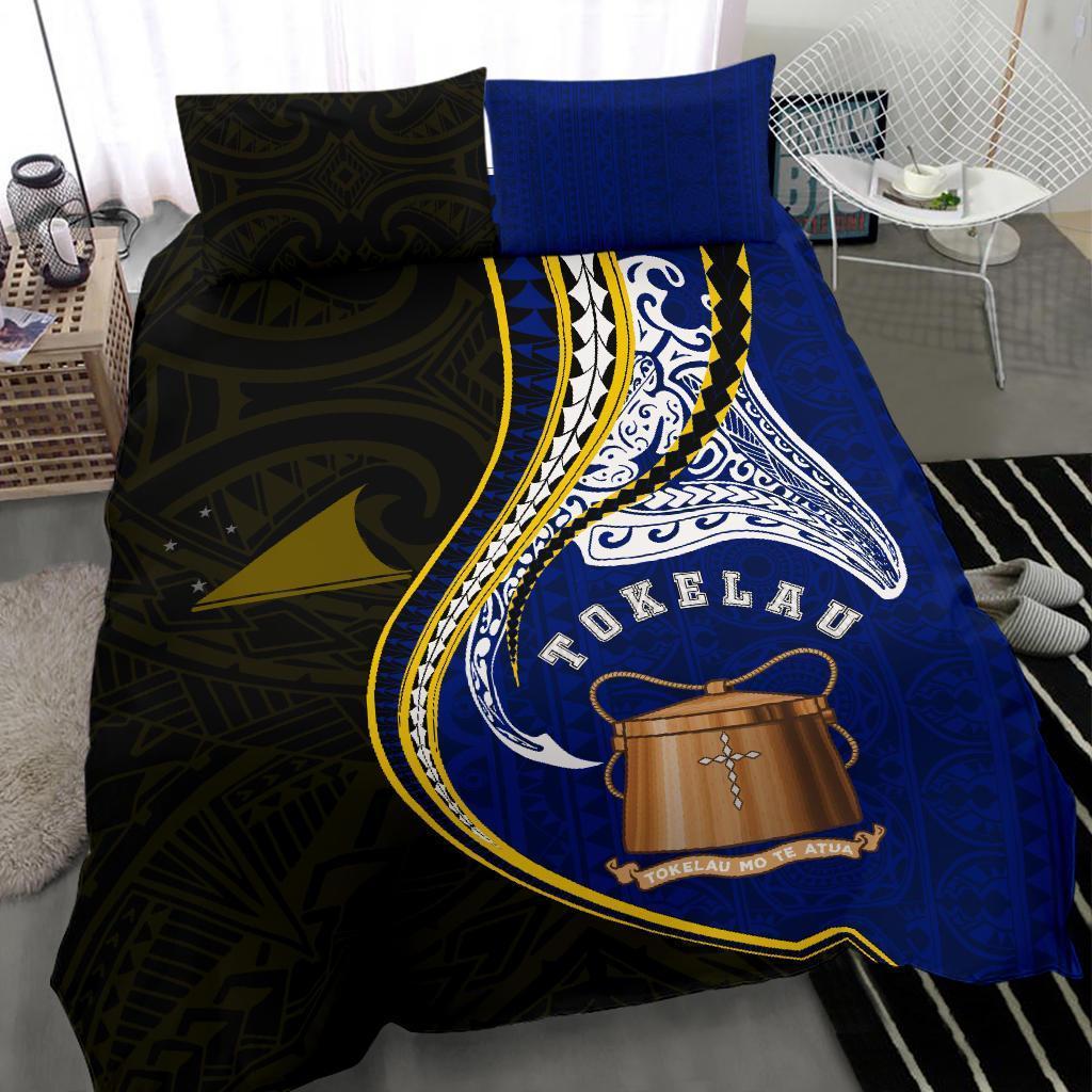 Tokelau Bedding Set - Tokelau Coat Of Arms Kanaloa Tatau Gen TK - Polynesian Pride