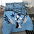 Kosrae Duvet Cover Set - Kosrae Flag Blue - Polynesian Pride