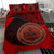 Palau Duvet Cover Set - Palau Coat Of Arms Red - Polynesian Pride