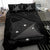 Tahiti Duvet Cover Set - Tahiti Flag Black - Polynesian Pride