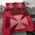 Wallis And Futuna Duvet Cover Set - Wallis And Futuna Coat Of Arms Pink - Polynesian Pride