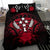 Kosrae Duvet Cover Set - Kosrae Flag & Red Hibiscus - Polynesian Pride