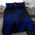 Hawaiian Hibiscus Memory Turtle Polynesian Bedding Set Blue - Polynesian Pride