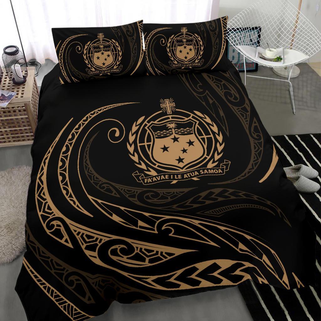 Samoa Bedding Set - Gold - Frida Style - Polynesian Pride