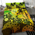 Polynesian Duvet Cover Set - Hawaii Bedding Set Reggae Turtle Hibiscus - Polynesian Pride