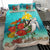 Polynesian Duvet Cover Set - Papua New Guinea Bedding Set Ocean Turtle Hibiscus - Polynesian Pride