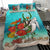 Polynesian Duvet Cover Set - Pohnpei Bedding Set Ocean Turtle Hibiscus - Polynesian Pride