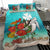 Polynesian Duvet Cover Set - Wallis and Futuna Bedding Set Ocean Turtle Hibiscus - Polynesian Pride