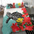 Hawaiian Sea Turtle Kanaka Hibiscus Polynesian Bedding Set - Polynesian Pride