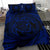 Hawaiian Kanaka Honu Hibiscus Tornado Blue Polynesian Bedding Set - Polynesian Pride