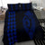 Hawaiian Kakau Fish Hook Polynesian Bedding Set - Blue - Polynesian Pride