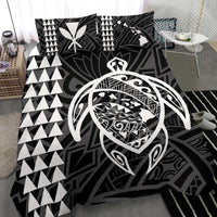 Hawaiian Map Kakau Turtle Kanaka Polynesian Bedding Set - Polynesian Pride