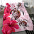 Polynesian Duvet Cover Set - Hawaii Bedding Set Polynesia Turtle Hibiscus Pink - Polynesian Pride