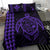 Hawaiian Map Kakau Turtle Kanaka Polynesian Bedding Set - Purple - Polynesian Pride