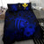 Hawaiian Map Hibiscus Kanaka Polynesian Bedding Set - Harold Turtle - Blue - Polynesian Pride