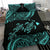 Polynesian Bedding Set - Hawaii Duvet Cover Set Blue Sea Turtle - Polynesian Pride