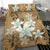 Hawaiian Plumeria Polynesian Bedding Set - Gold - Polynesian Pride