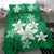 Hawaiian Plumeria Polynesian Bedding Set - Green - Polynesian Pride