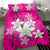 Hawaiian Plumeria Polynesian Bedding Set - Pink - Polynesian Pride