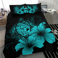 Hawaiian Polynesian Bedding Set - Turquoise - Polynesian Pride