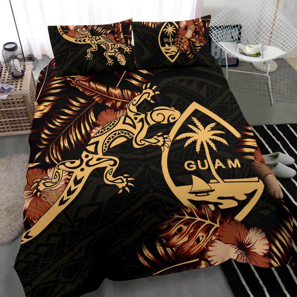 Polynesian Duvet Cover Set - Guam Duvet Cover Set Lizrad Lucky - Polynesian Pride