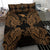 Polynesian Bedding Set - Papua New Guinea Duvet Cover Set Map Gold - Polynesian Pride