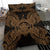 Polynesian Bedding Set - Palau Duvet Cover Set Map Gold - Polynesian Pride