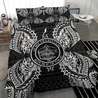 Polynesian Bedding Set - Palau Duvet Cover Set Map Black - Polynesian Pride