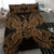 Polynesian Bedding Set - New Caledonia Duvet Cover Set Map Gold - Polynesian Pride