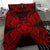 Polynesian Bedding Set - Hawaii Turtle Duvet Cover Set Map Red - Polynesian Pride